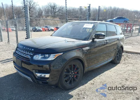 2016 Land Rover Range Rover Sport 5.0L V8 Supercharged/5.0L V8 Supercharged Dynamic from USA, damaged, VIN SALWR2EF5GA589522